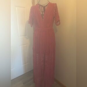 Buckle Gimmicks lace dress.